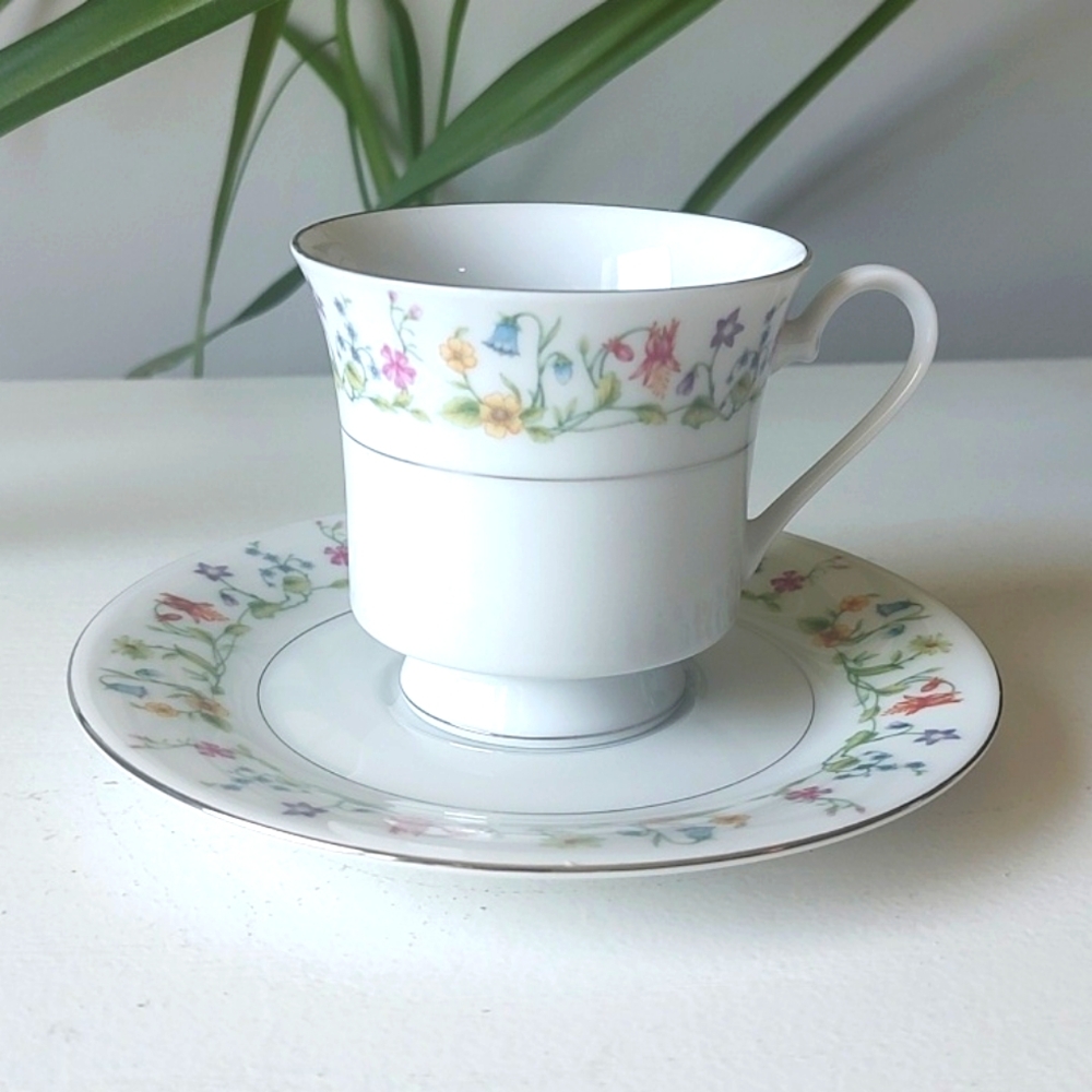 Footed Cup & Saucer Set By Sea Gull Fine China